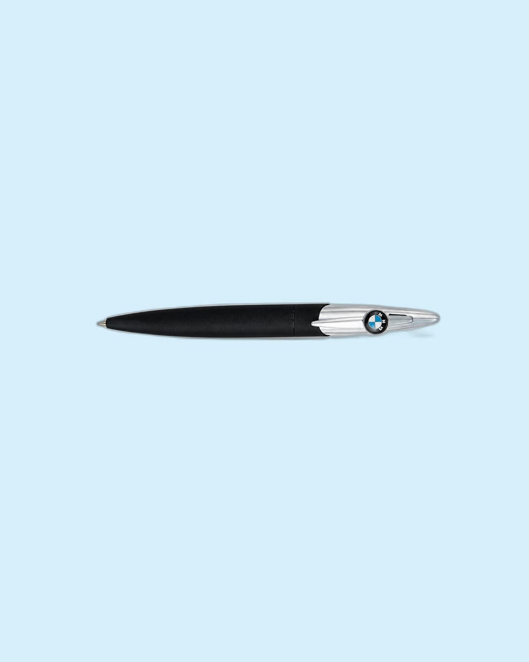 BMW — Black twist-action ballpoint pen with BMW roundel