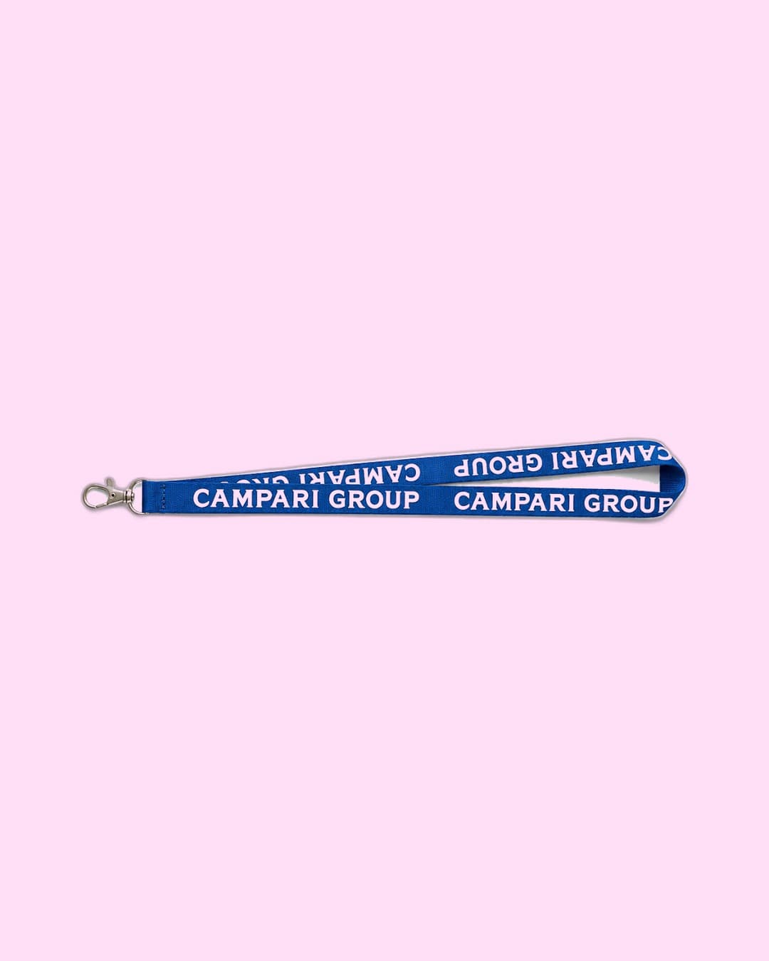 Campari — blue lanyard campari group