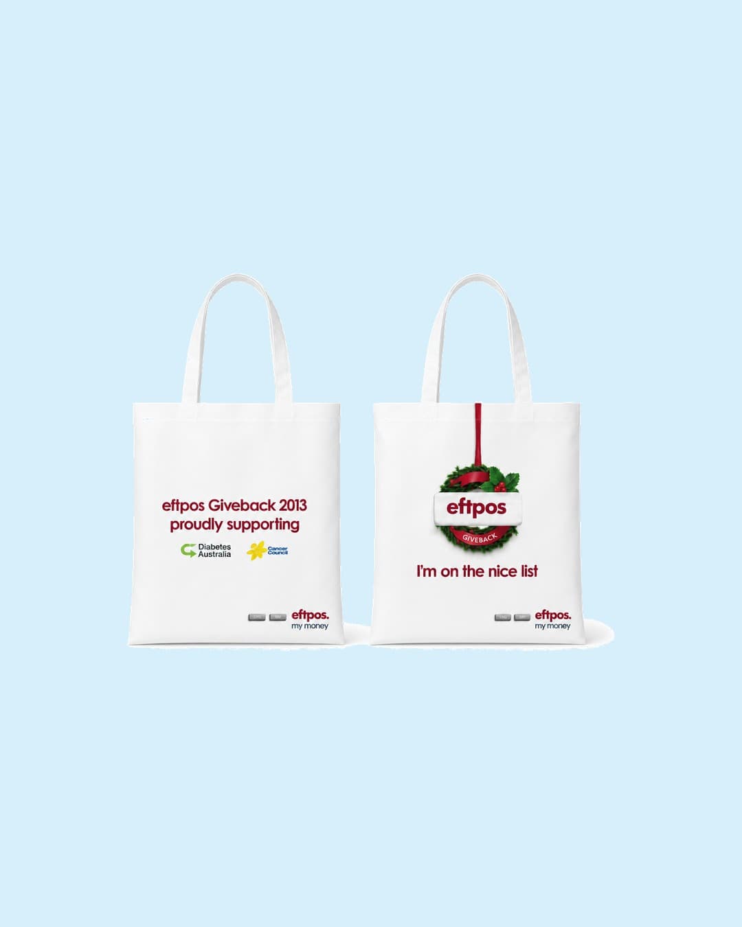 eftpos — Giveback Christmas charity totes