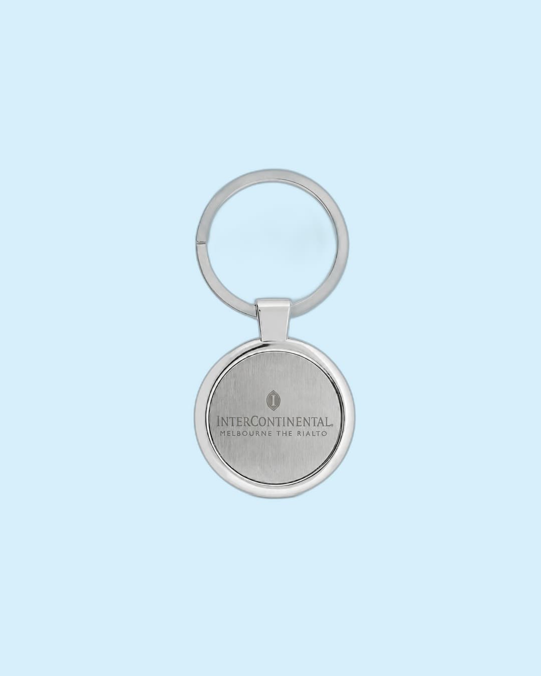 InterContinental Melbourne The Rialto — Engraved silver Rialto keychain