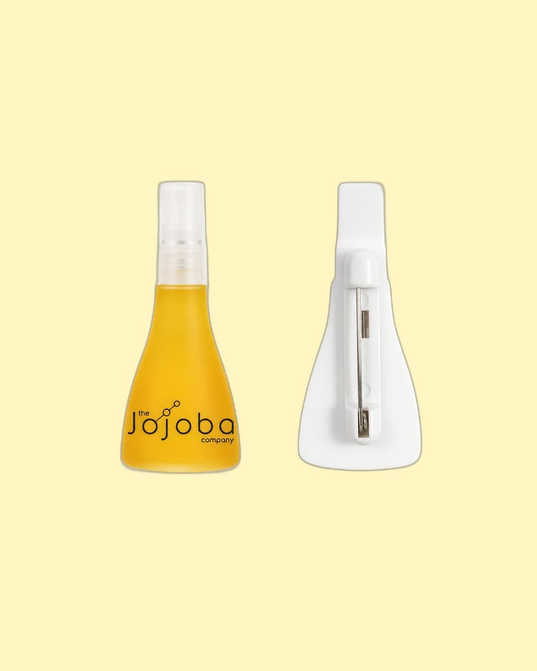 The Jojoba Company — Jojoba-bottle lapel pin