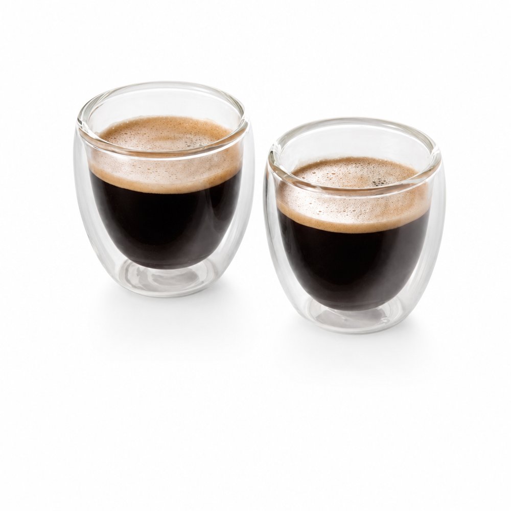 Branded Double Wall Espresso Glasses Set of 2