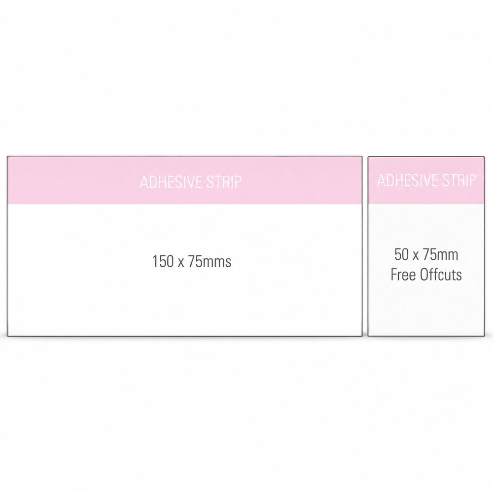 Sticky Note Pad 150x75mm Coloured 25 Leaf