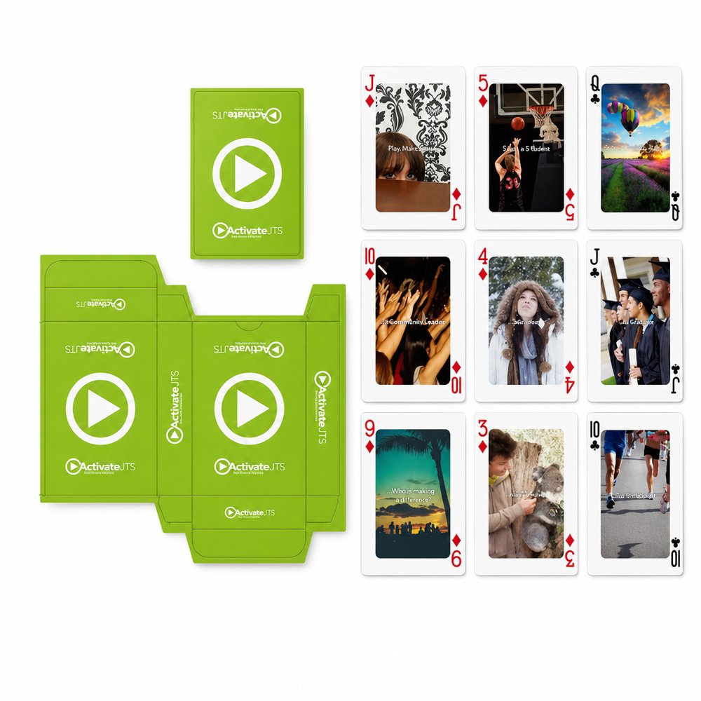 Custom Playing Cards with Full Colour Print Front & Back