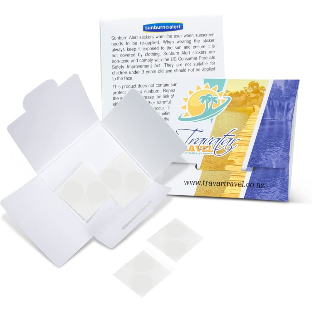 Sunburn Alert UV Sticker Set