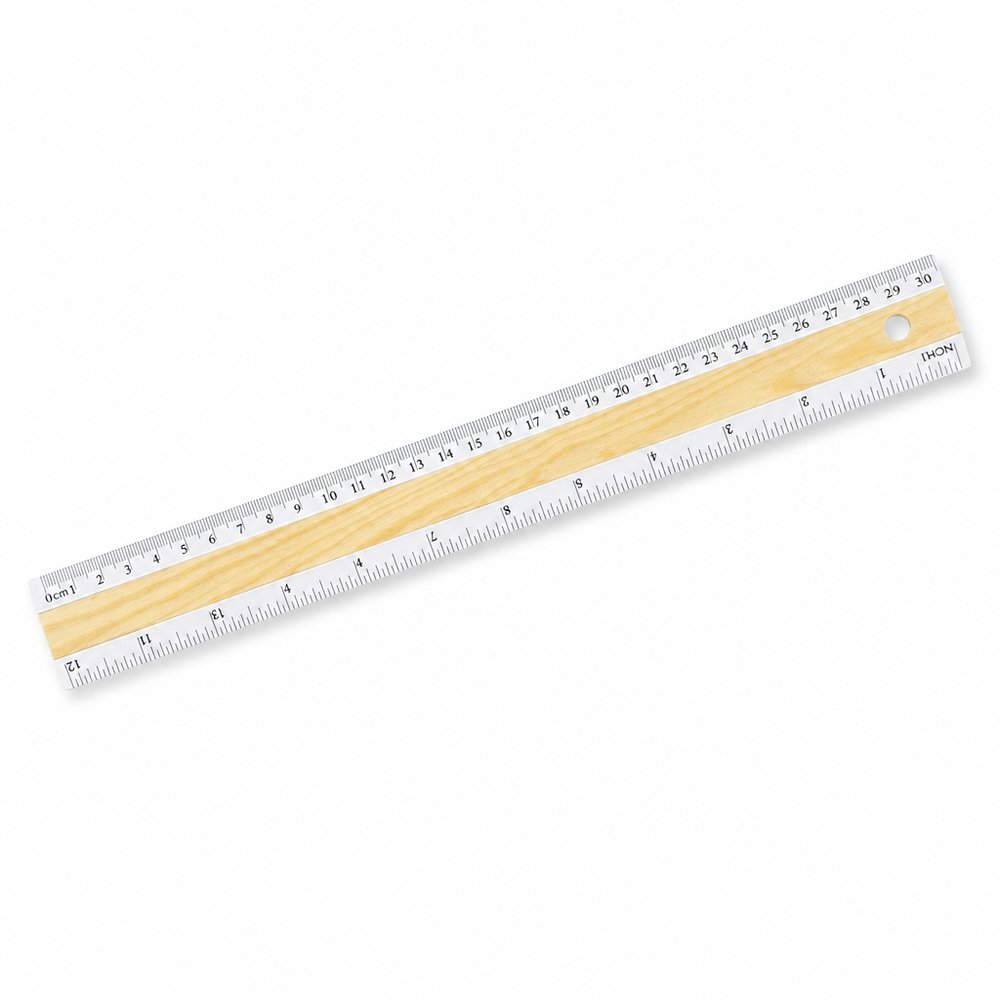 Branded 30cm Wooden Rulers with Custom Print