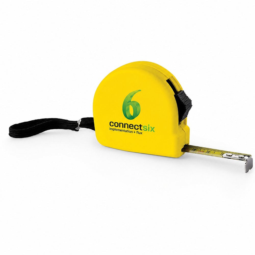 Branded Locking Tape Measure with Belt Clip