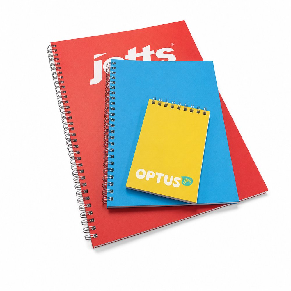 Custom A4 Soft Cover Wiro Notebook