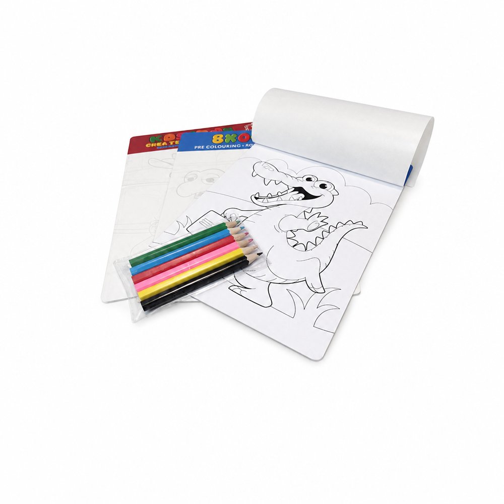 Colouring-In Fridge Magnets with Pencil Set