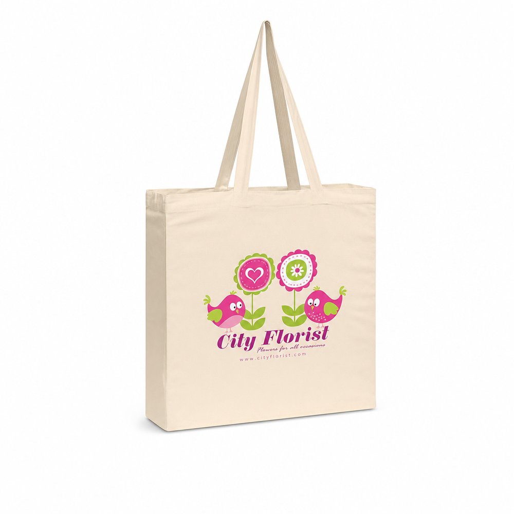 Camden Cotton Tote Bag — Natural Unbleached