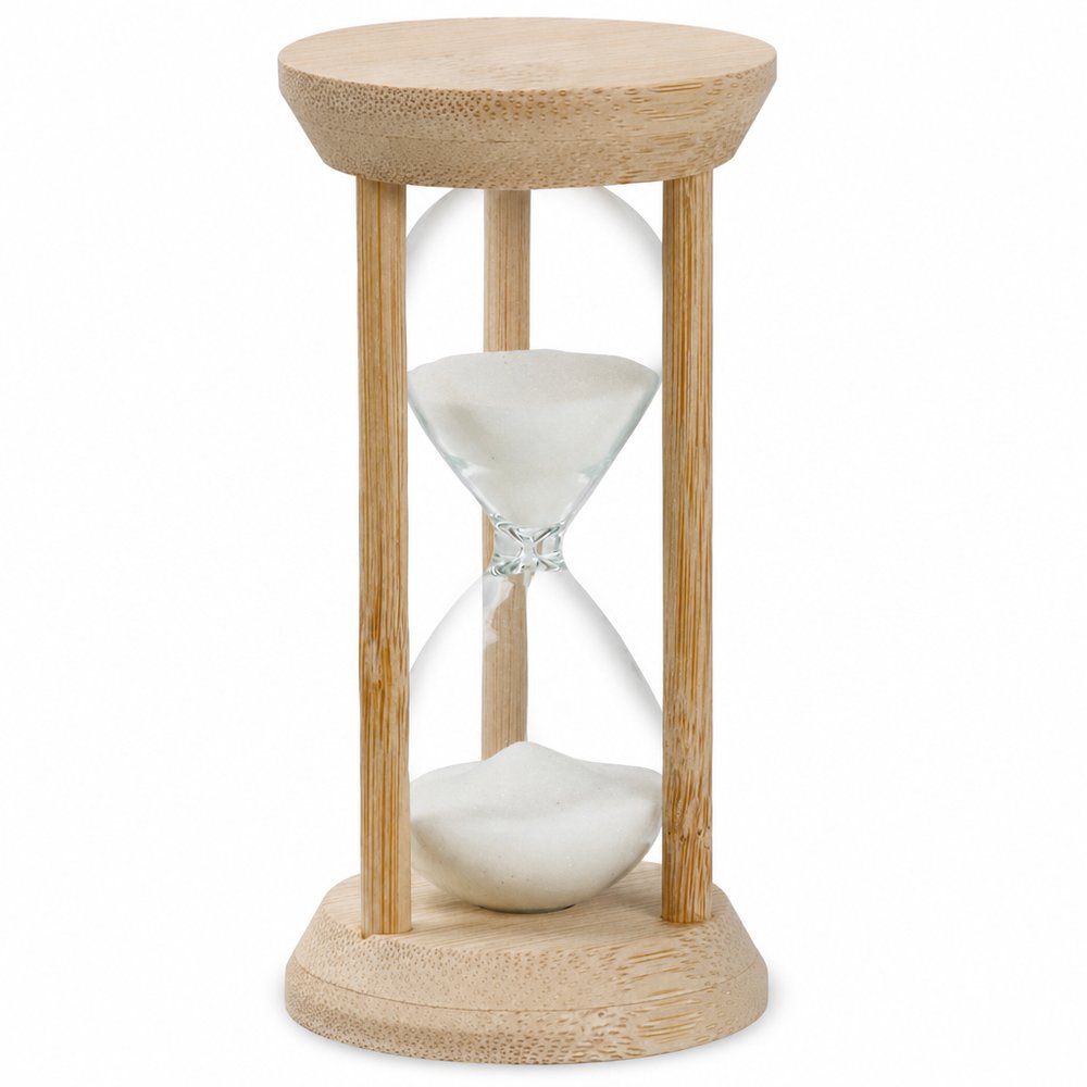 Tempus Bamboo Hourglasses with Kraft Gift Box