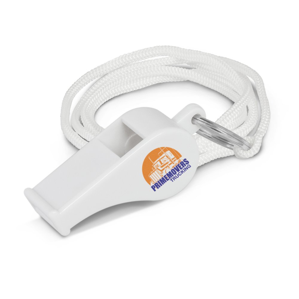 ABS Sports Whistle with Lanyard