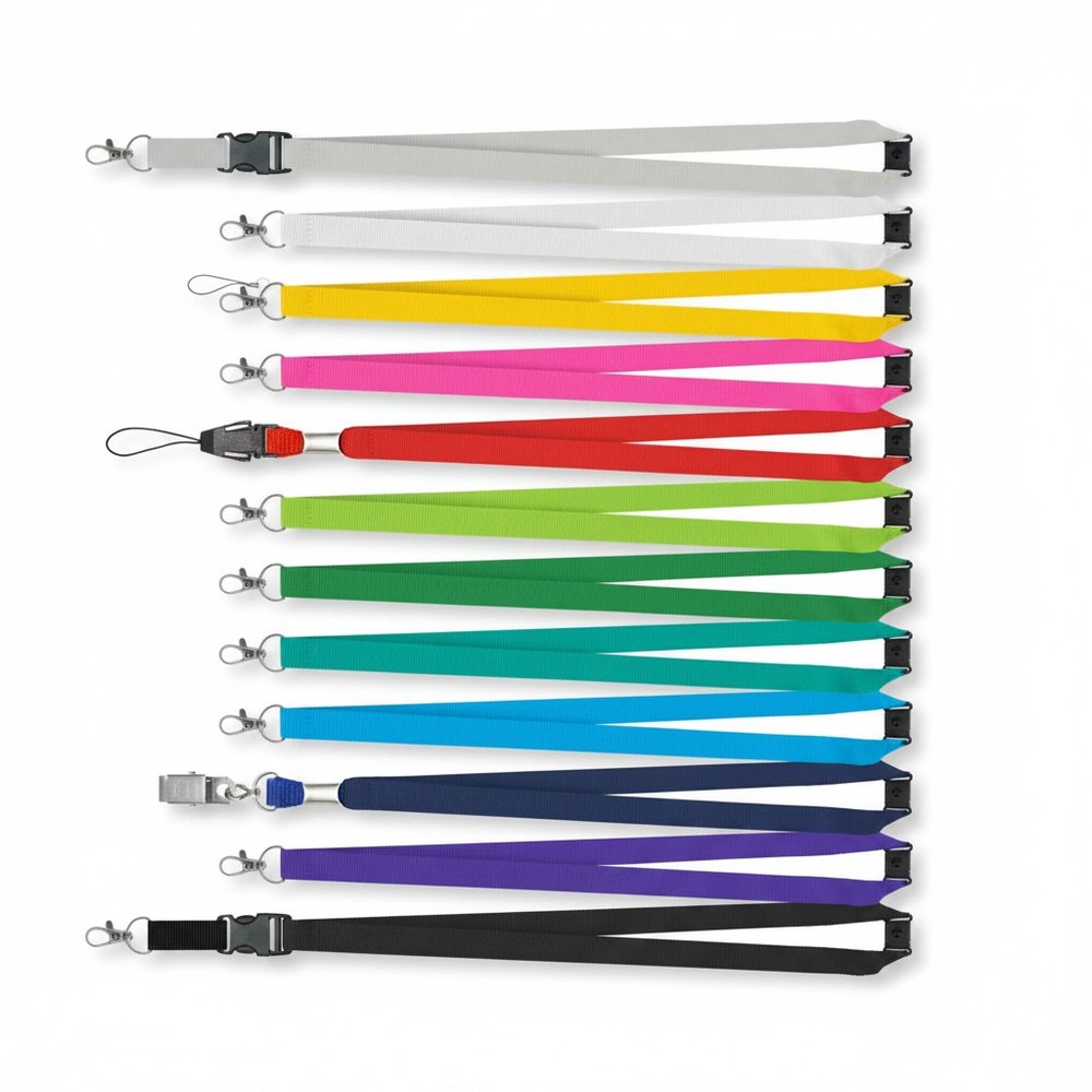 Personalised 16mm Polyester Lanyard with Metal Clip