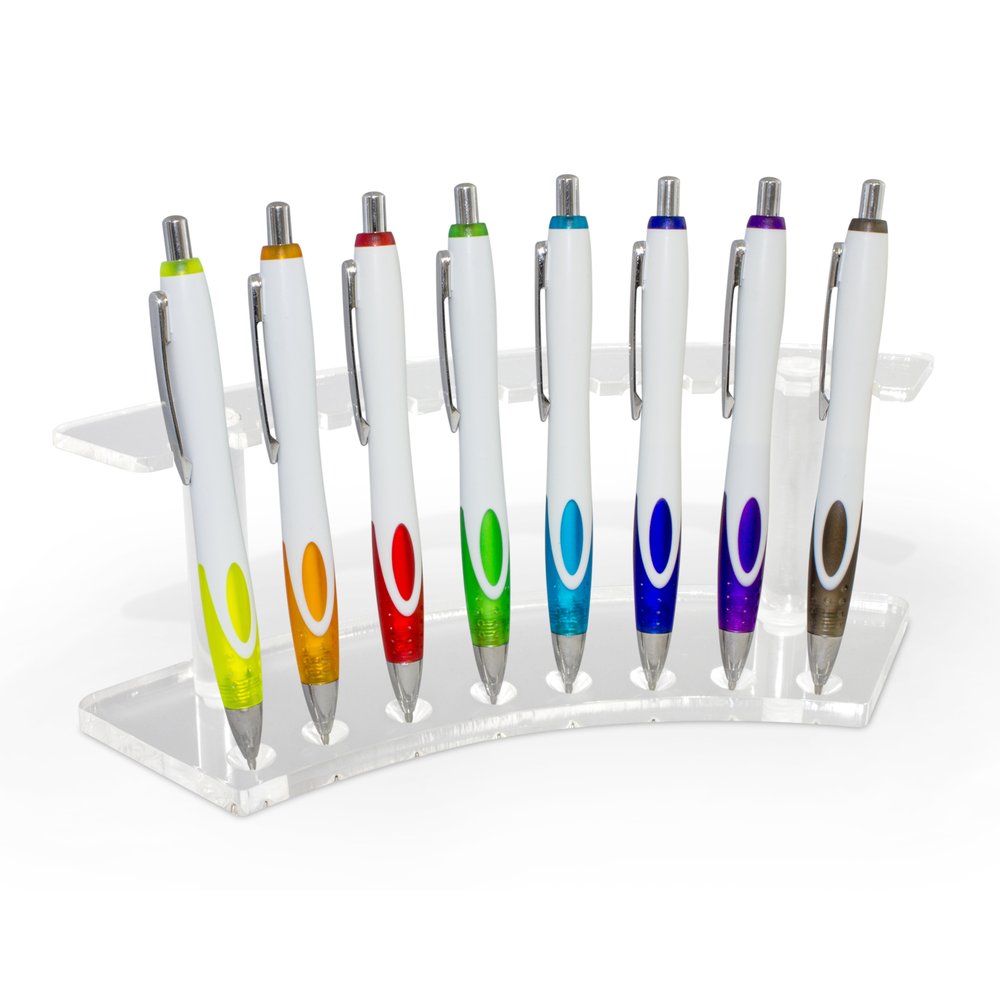 Clear Acrylic Eight-Pen Display Stand
