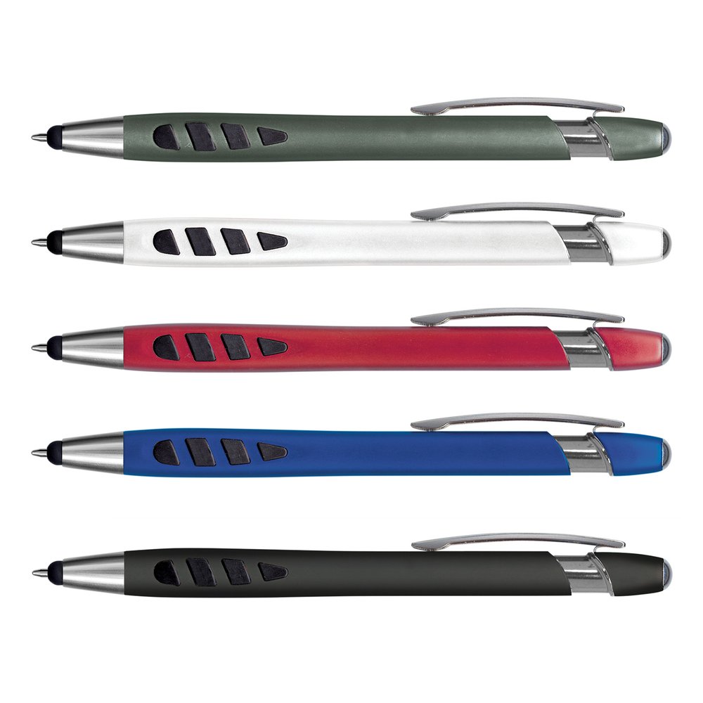 Havana Metallic Stylus Ballpoint Pen
