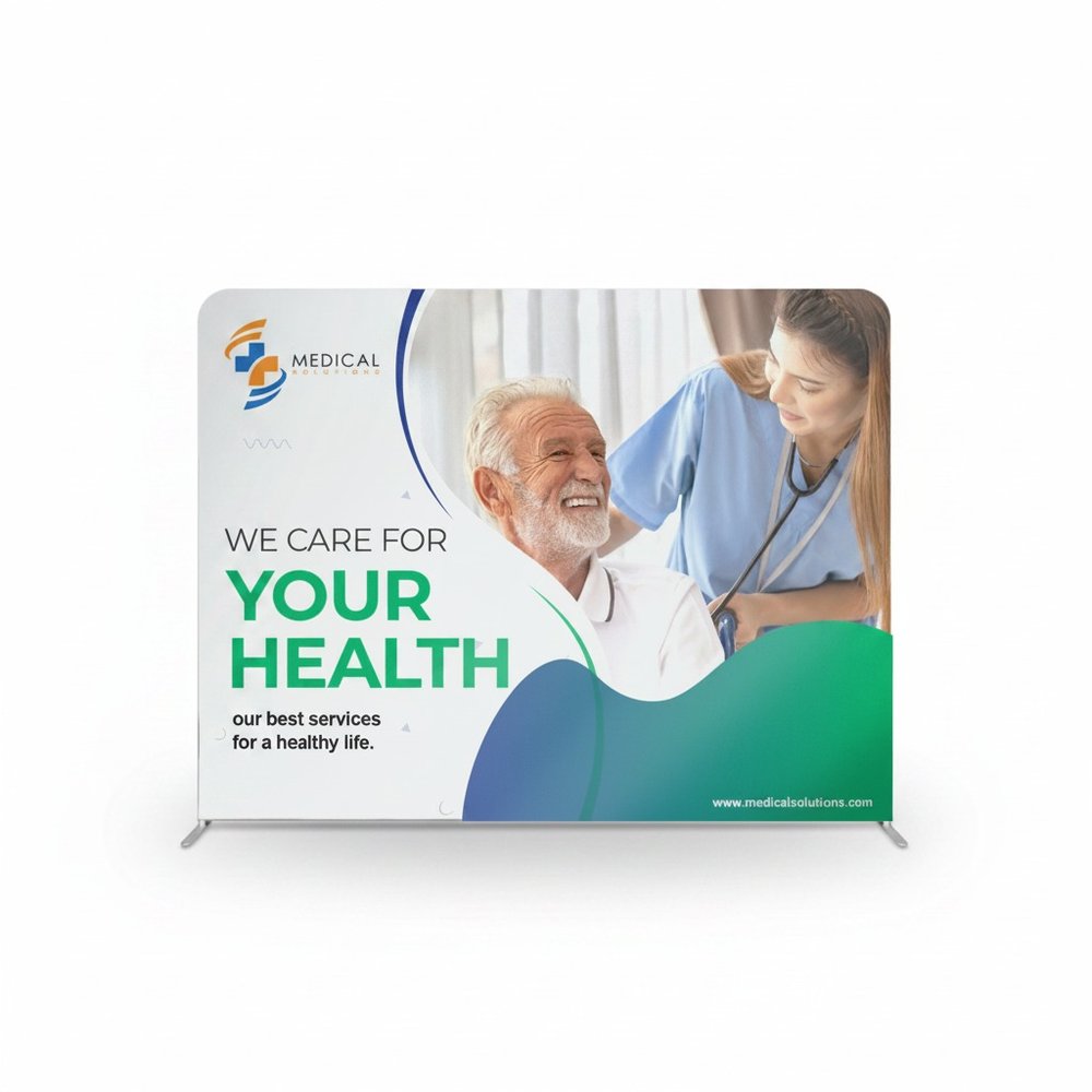 Straight Stretch Media Wall Compact Display