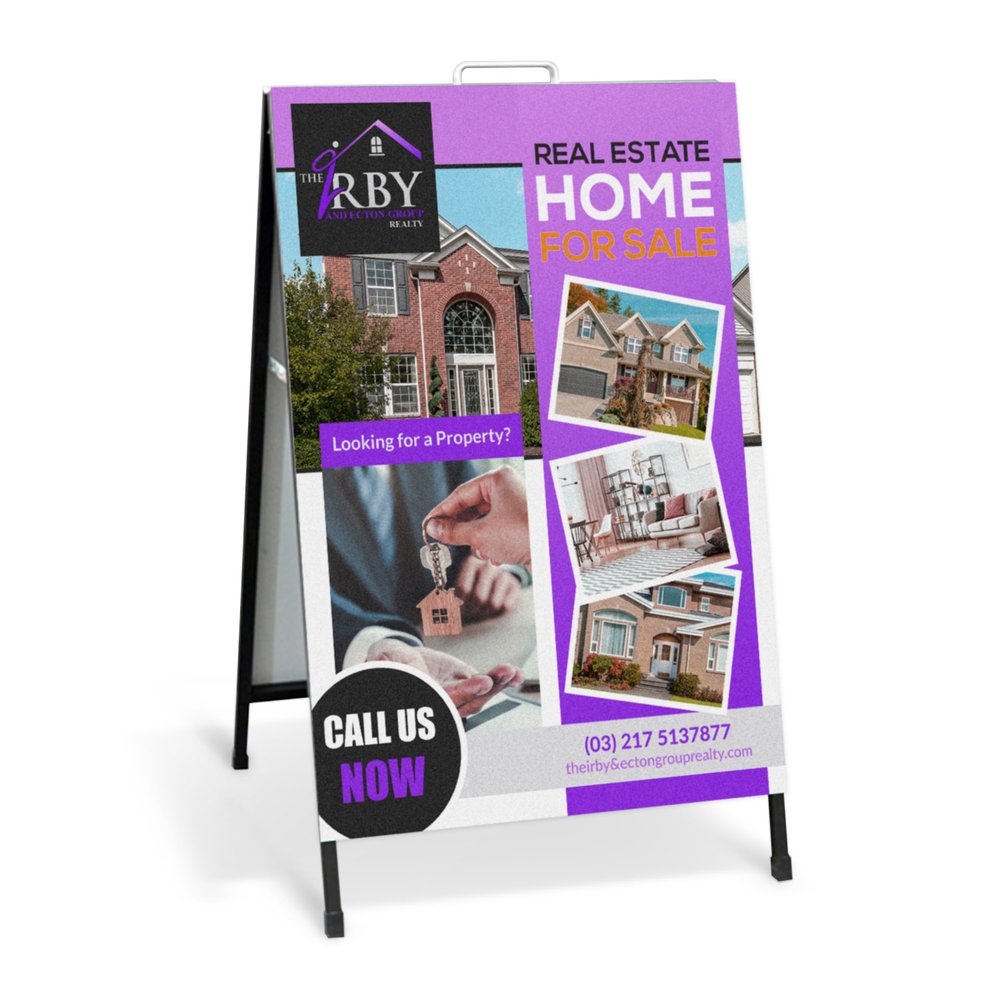 Steel Event A-Frame Signboard 900x1200
