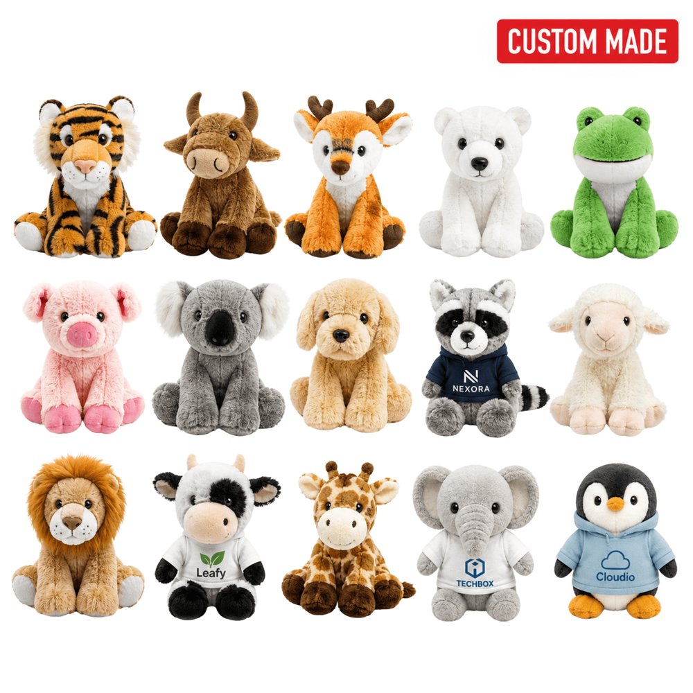 Bespoke Plush Mascot in Crystal-Soft Velvet