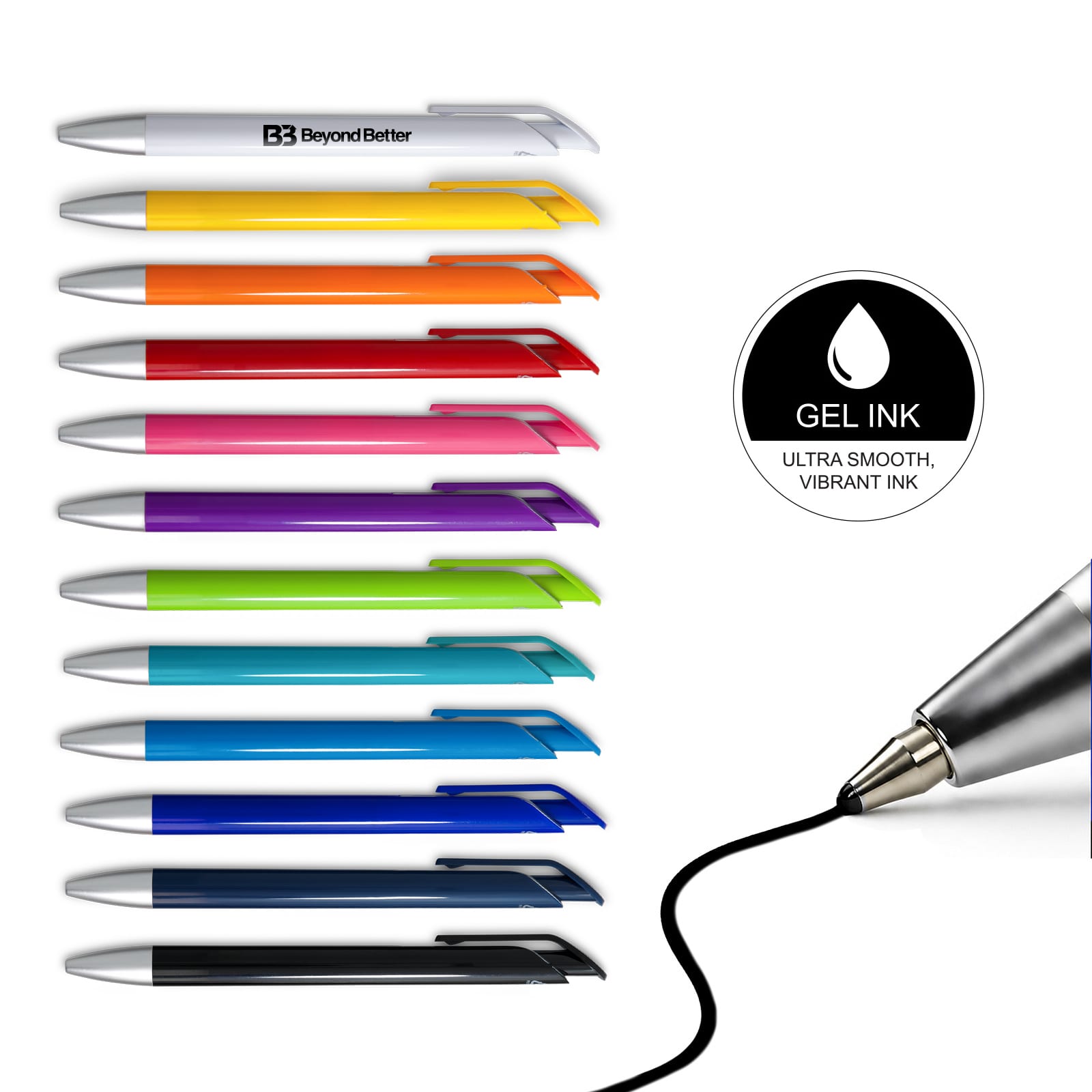 Octave Recycled Gel Pen with Glossy Barrel