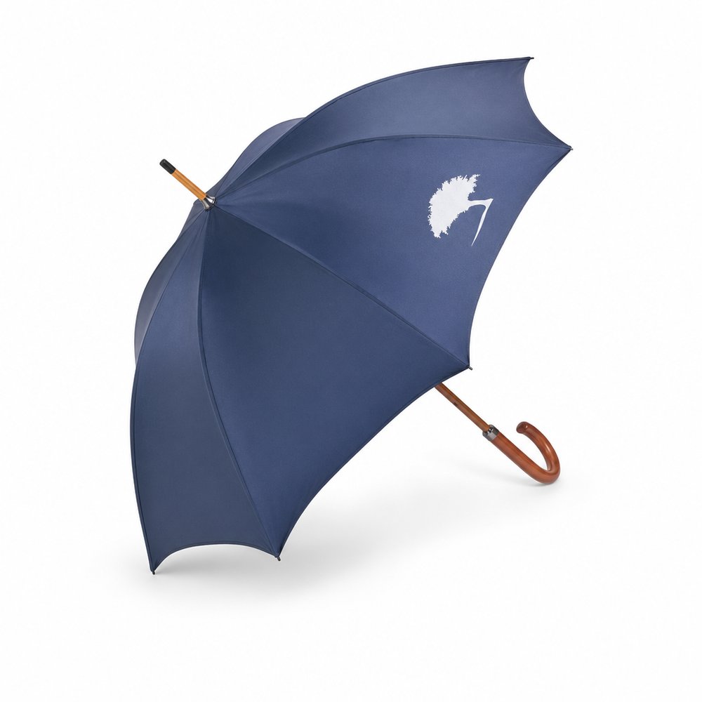 Wood Hook Umbrella — Branded Executive Umbrella