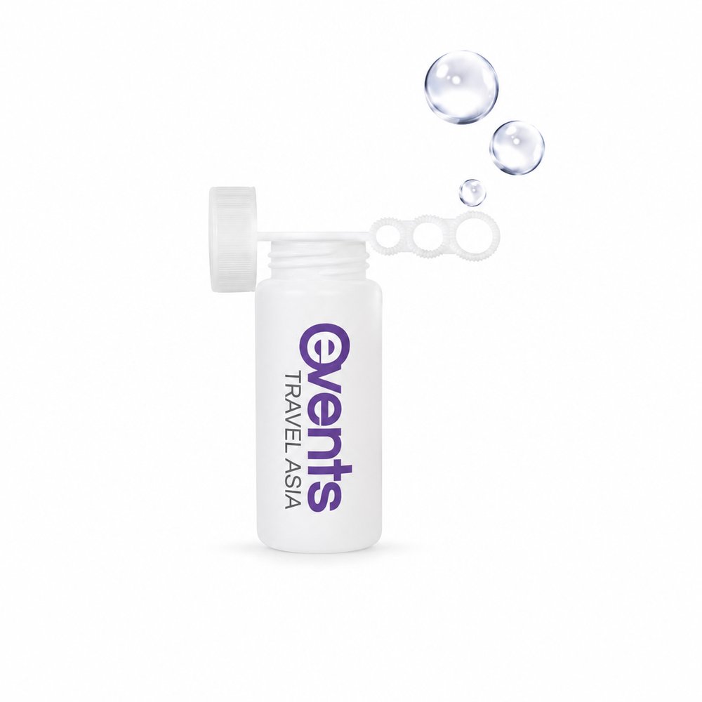 Mini Bubble Bottles — Branded Promotional Bubbles