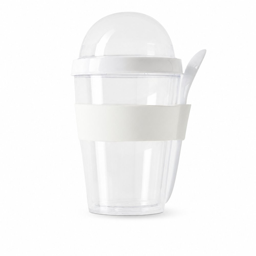 Sofia Breakfast Mug 350ml — Branded Travel Cereal Cup