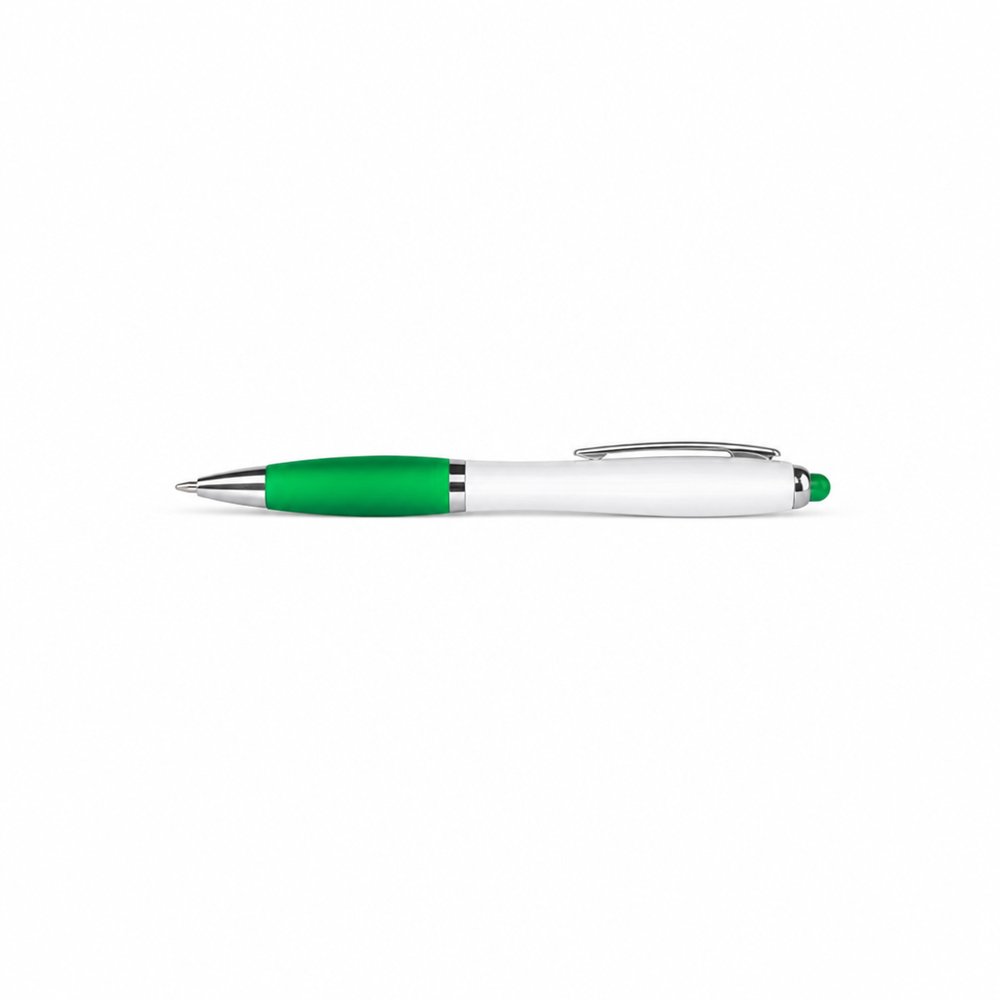 Custom Cacti White Barrel Twist-Action Stylus Pen