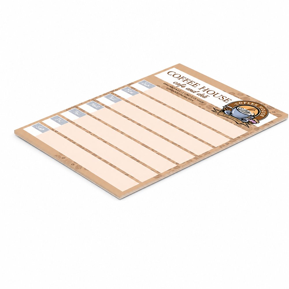 Custom A5 Notepads with Full Colour Print