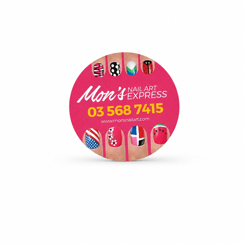 Circle Fridge Magnets — Full Colour Custom Print