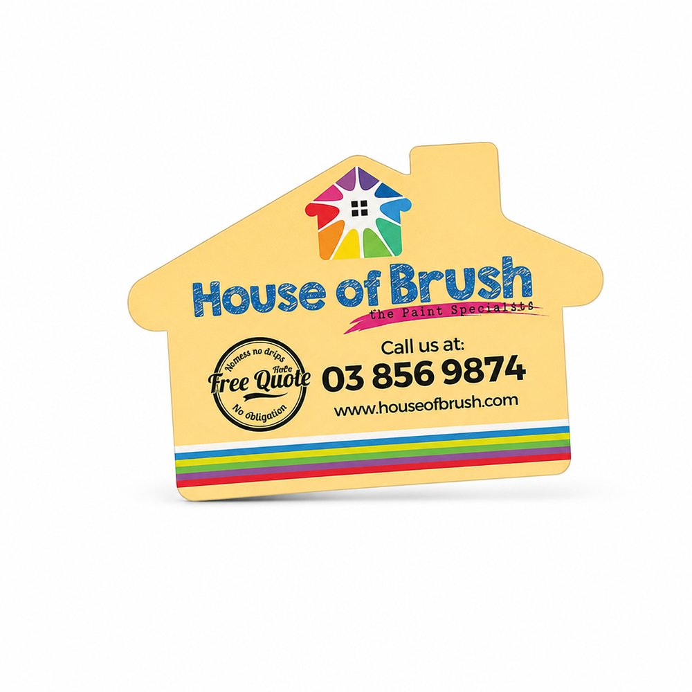 House Shape Fridge Magnets — Custom Branded Real Estate