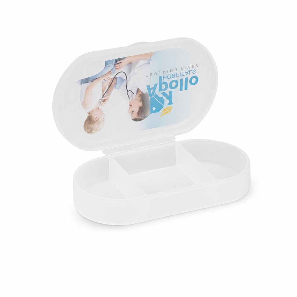 Era Pill Box — Branded Three-Compartment Organiser