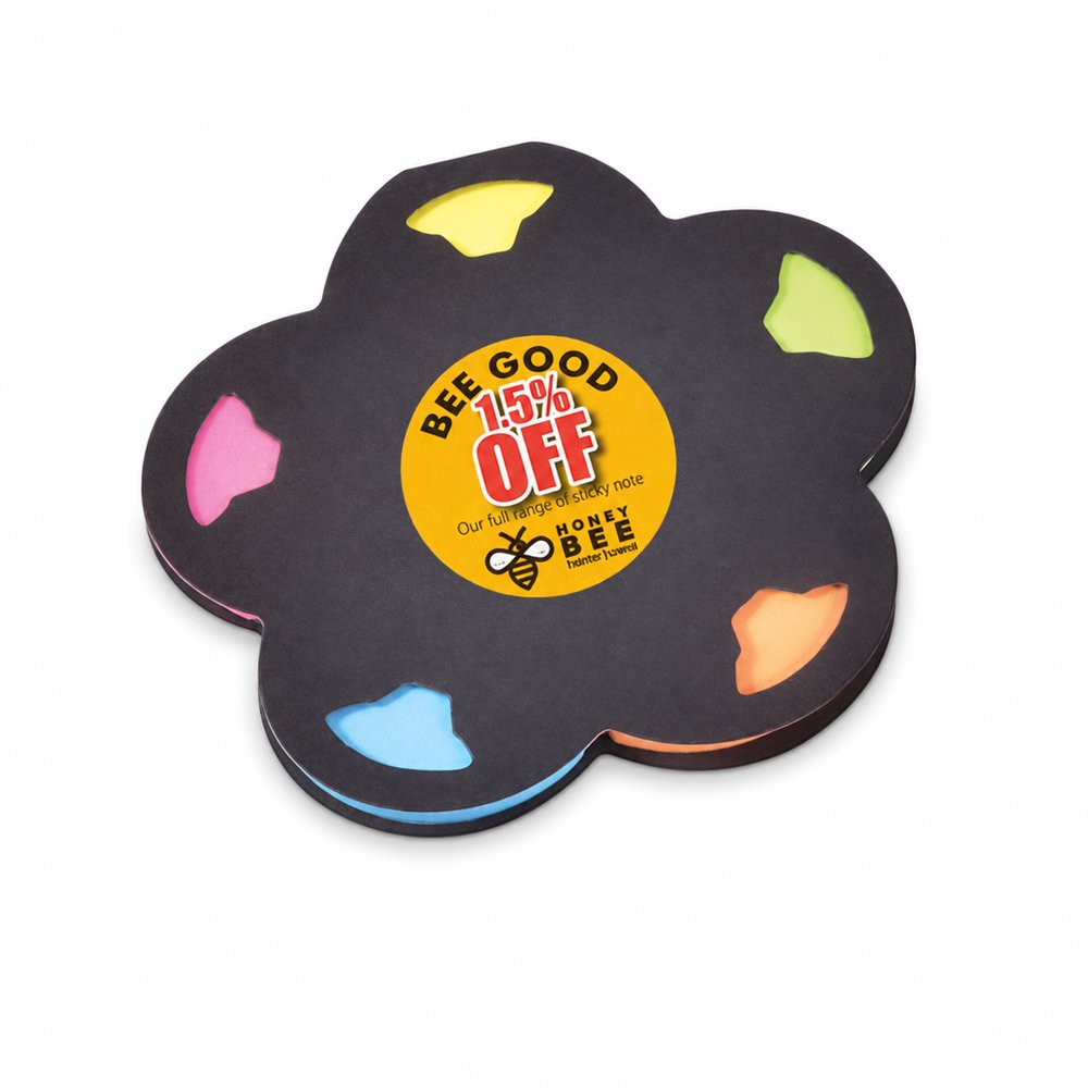 Petal Sticky Notes — Branded Flower-Shaped Note Pad