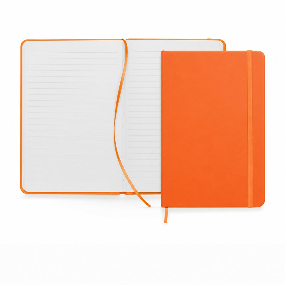 Endeavour A5 Faux Leather Notebook, Branded