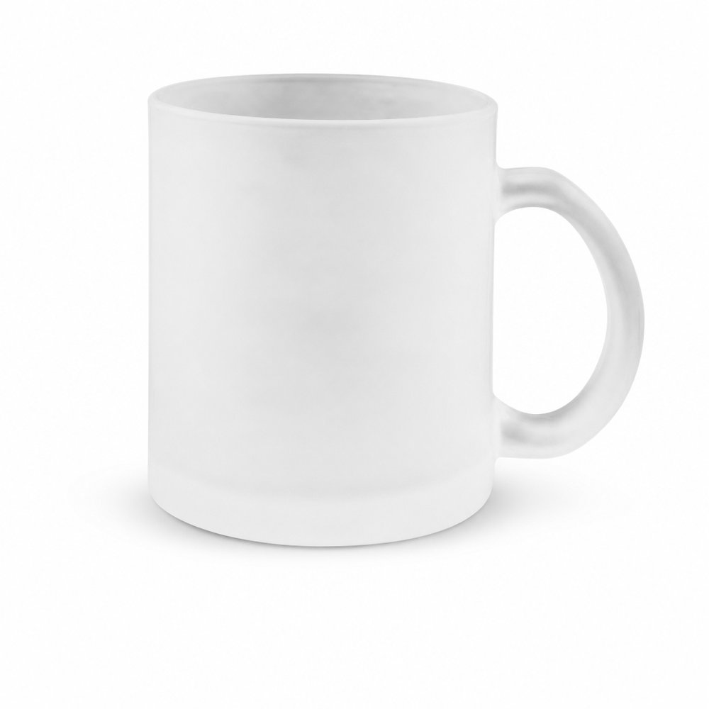 Frosted Glass Coffee Mug 300ml — Branded Drinkware