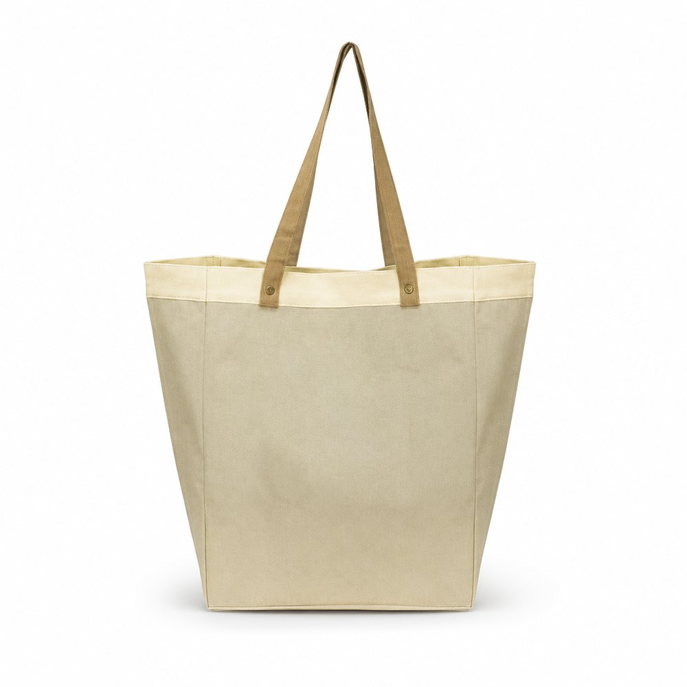Extra Large Linen Tote Bag with Gusset