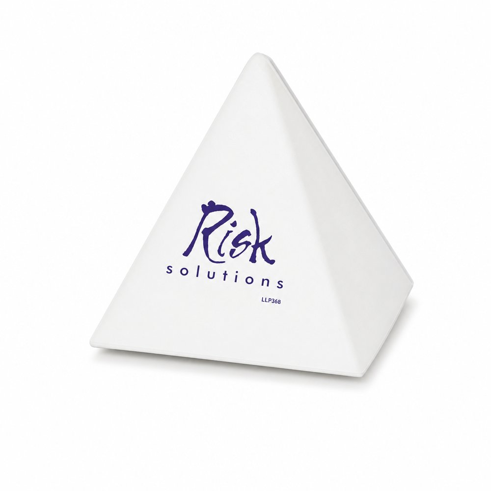 Promotional Pyramid Shaped Stress Reliever Ball
