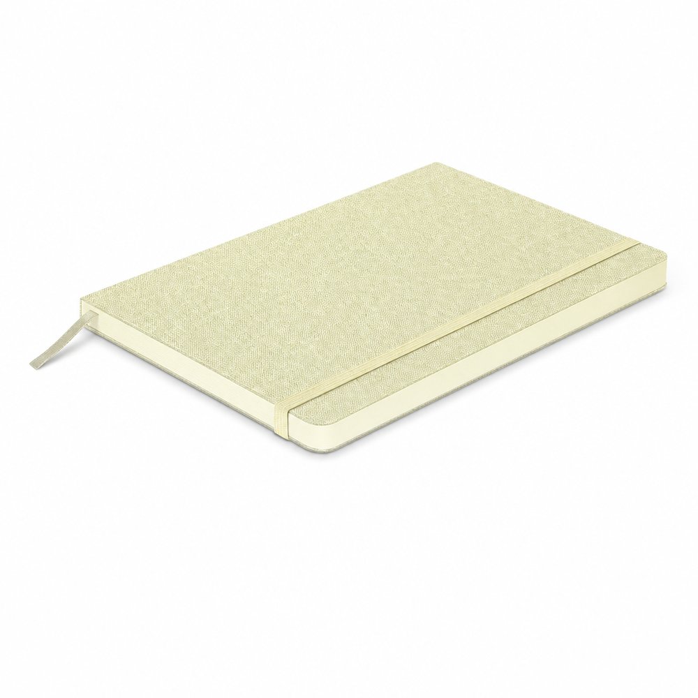 Elexus Woven A5 Notebook — Textured PU Journal