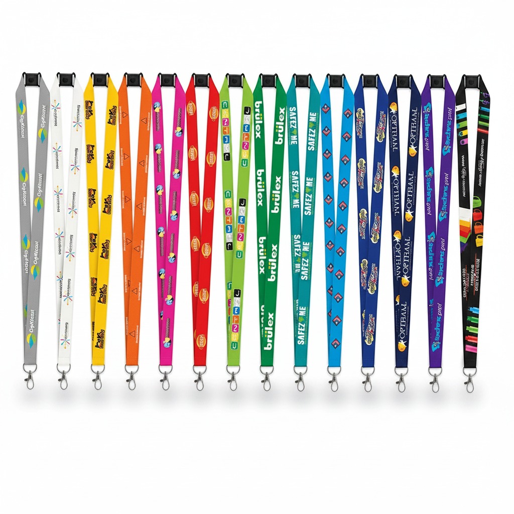 Personalised Lanyards 20mm — Full Colour Custom Print