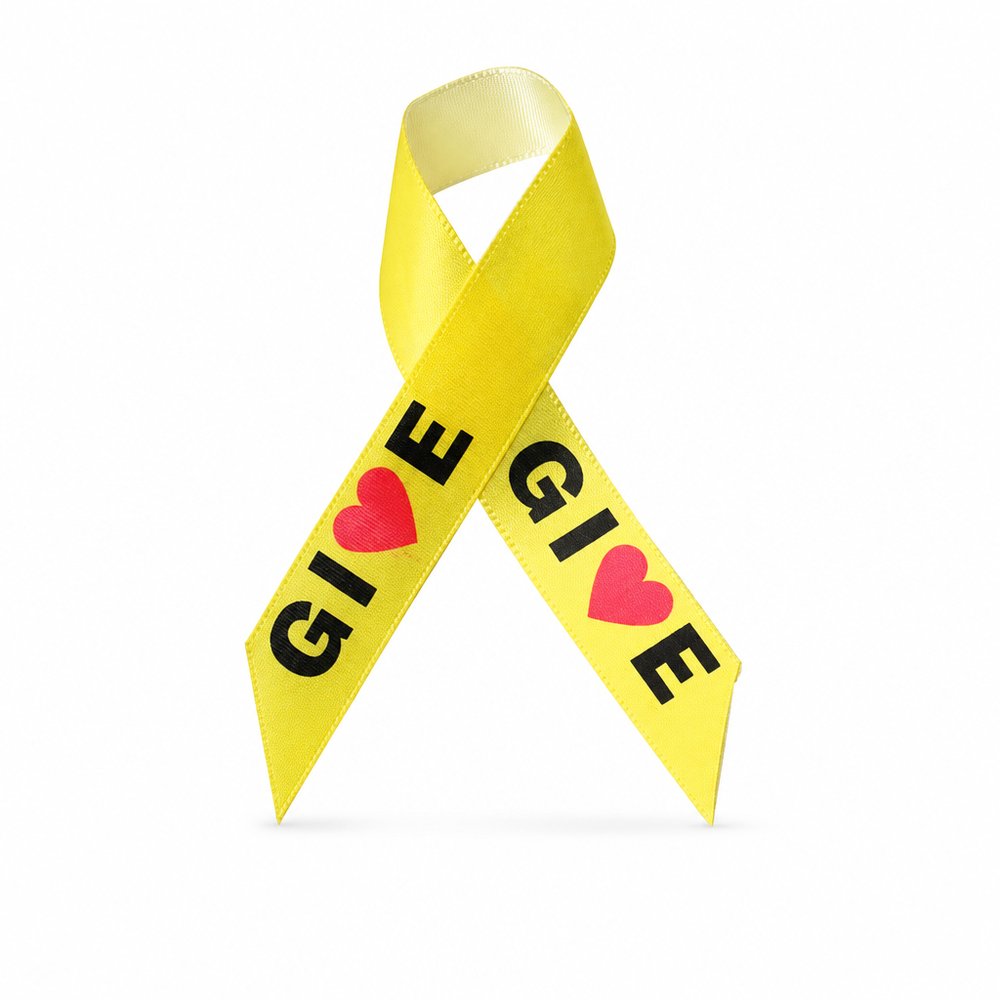 Charity Ribbon Pins — Full Colour Custom Awareness Bows
