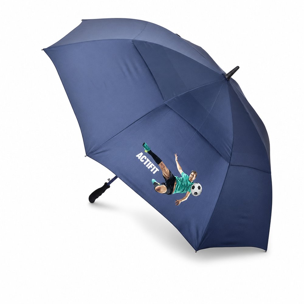 Vented Golf Umbrella, Branded 30-Inch Auto-Open