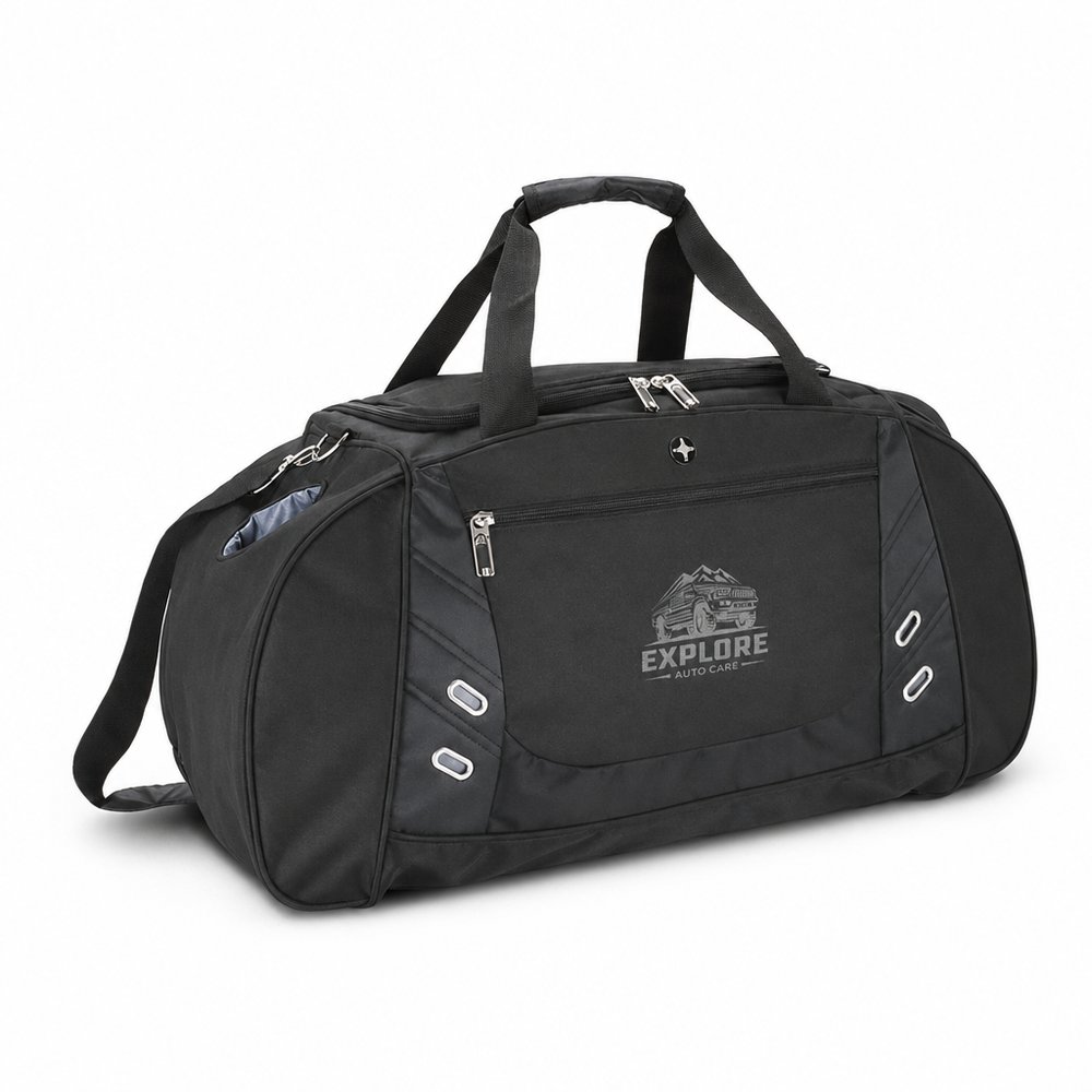 Swiss Peak Vacay Duffle — Branded Weekender & Sports Bag
