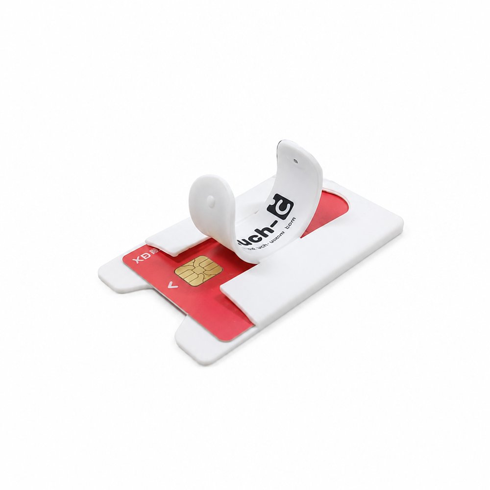 Full Colour Silicone Phone Wallet with Kickstand