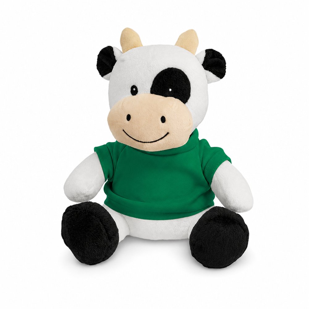 Branded Cow Plush Toy with Custom T-Shirt