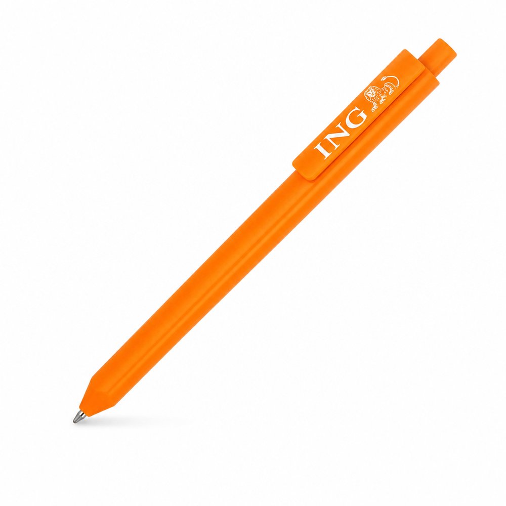 Prism Triangular Block Coloured Retractable Pen