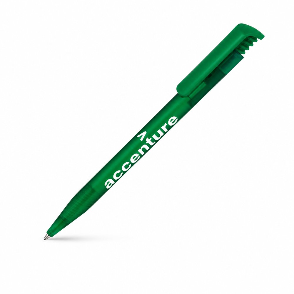Frosted Translucent Click Action Ballpoint Pen