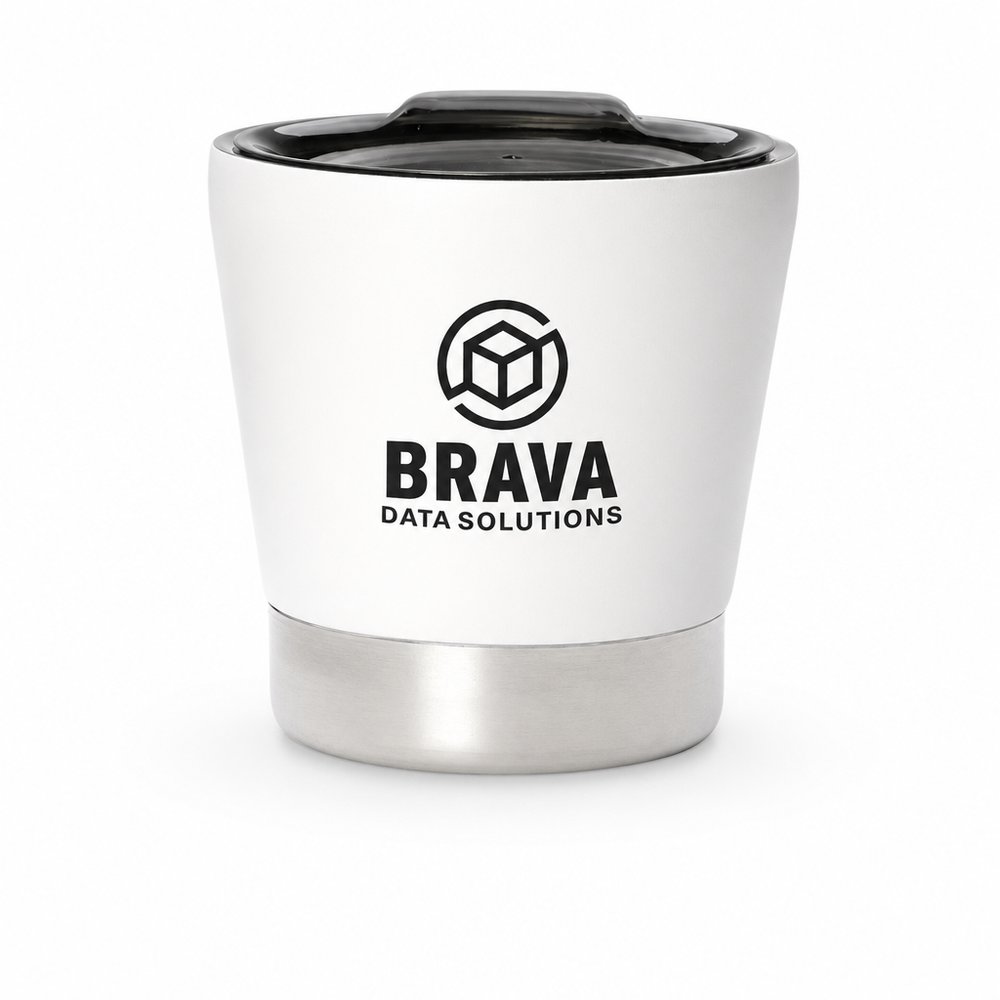 Vacuum Insulated Espresso Cup, Branded 8oz