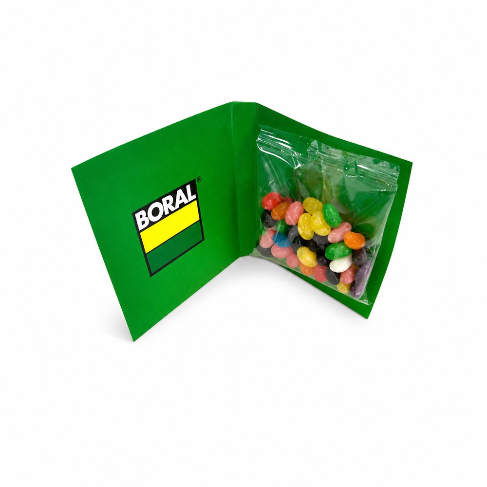 Jelly Bean Gift Cards — Branded Confectionery Mailer