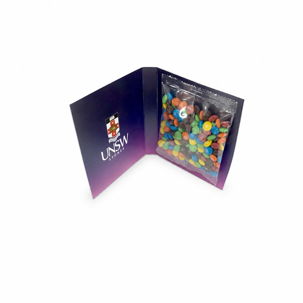 Branded M&M Chocolate Gift Cards, 50g