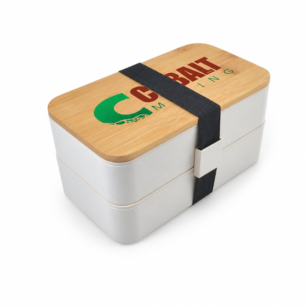 Wheat Fibre Bento Lunch Box with Bamboo Lid