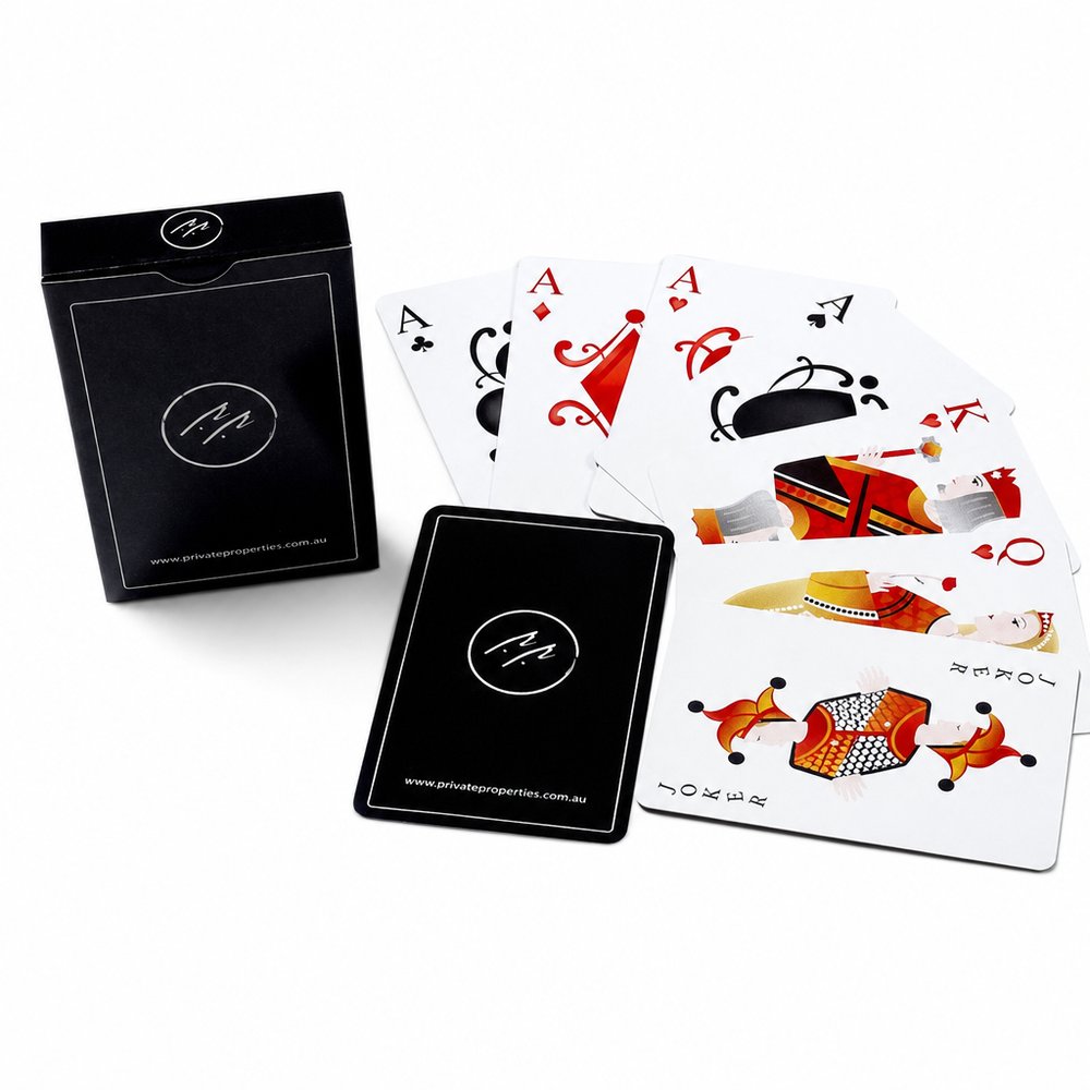 Custom Playing Cards Linen Finish — Branded Decks